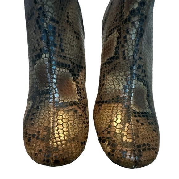 Free People Women’s Snake Print Ankle Boots Size: 7 - Picture 4 of 6